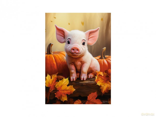 CASTORLAND 60 el. Cute Fall Piglet [PUZZLE]