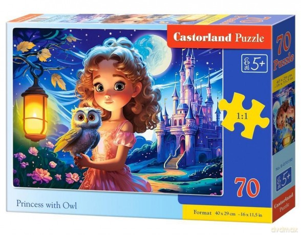 CASTORLAND 70 el. Princess with Owl [PUZZLE]