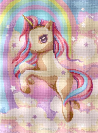 Diamentowa mozaika - Magic Flight 30x40 cm