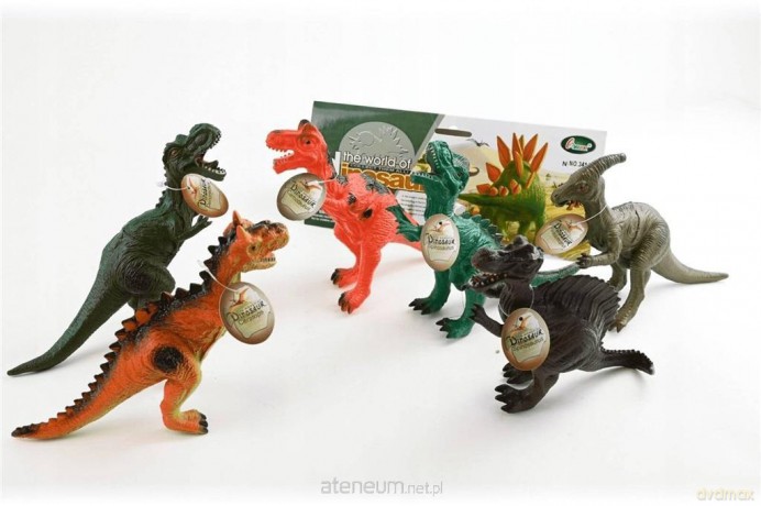 Dinozaur z gwizdkiem 6szt [FIGURKA]