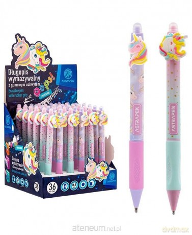 Długopis wymazywalny 0,5mm Unicorn (36szt)