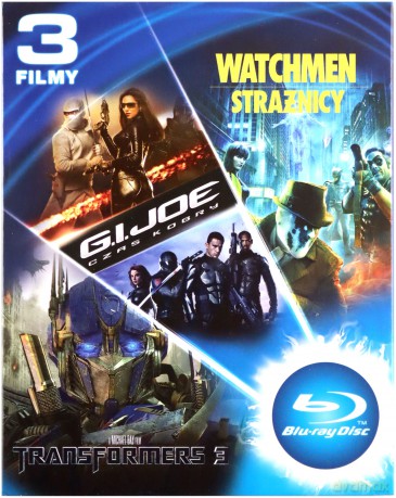 Transformers 3 / G.I. Joe: Czas Kobry / Watchmen: Strażnicy [BOX] [3xBlu-Ray]