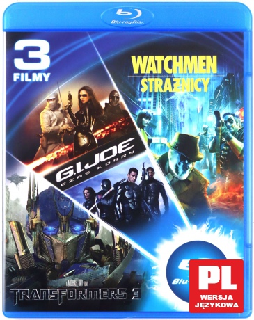 Transformers 3 / G.I. Joe: Czas Kobry / Watchmen: Strażnicy [BOX] [3xBlu-Ray]