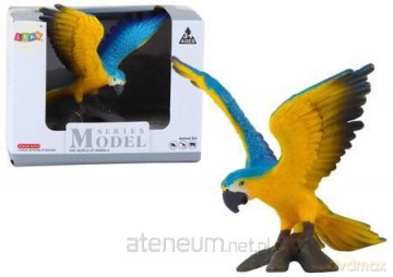 Figurka papuga ara Ararauna 7 cm niebiesko-żółta [FIGURKA]