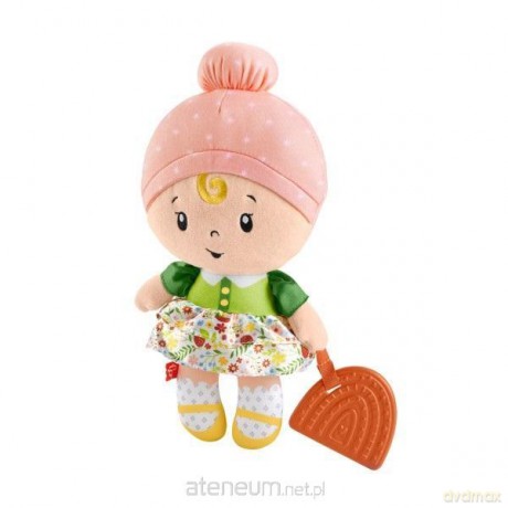 Fisher Price Lalka Przytulanka + gryzak HXK44