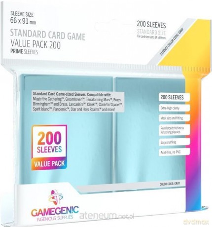 Gamegenic: Prime Value Sleeving Pack 200szt