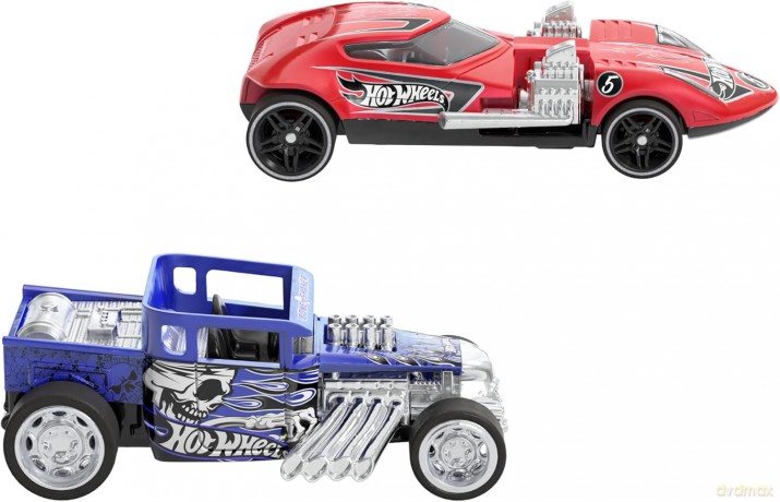 Hot Wheels Pull-Back Speeders Zestaw 2 pojazdy