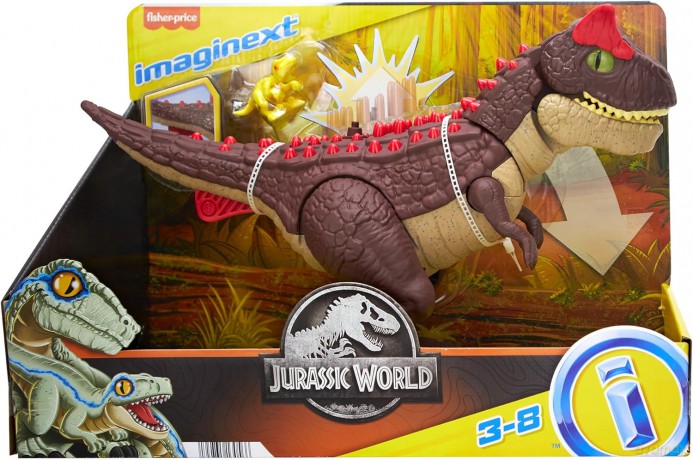 Imaginext Jurassic World Karnotaur Atak kolcami [FIGURKA]