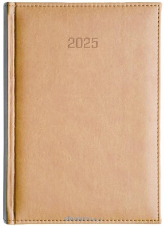 Kalendarz 2025 A4 dzienny Vivella beżowy [KALENDARZ]