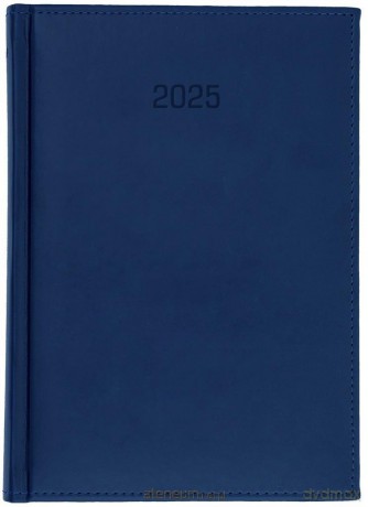 Kalendarz 2025 A4 dzienny Vivella granatowy [KALENDARZ]