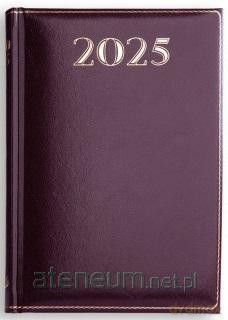 Kalendarz 2025 A5 madrid bordowy [KALENDARZ]