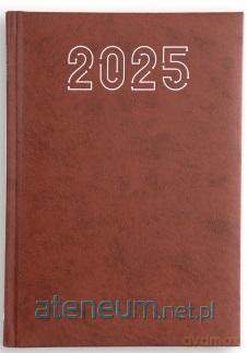 Kalendarz 2025 A5 standard brązowy [KALENDARZ]
