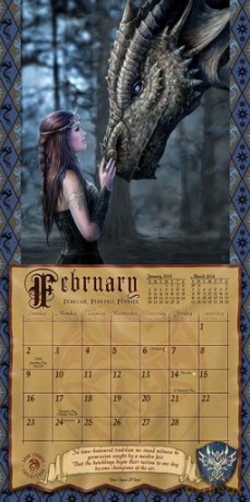 Anne Stokes - kalendarz 2014 [KALENDARZ]