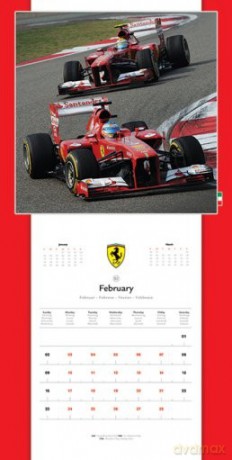 Ferrari F1 - kalendarz 2014 [KALENDARZ]