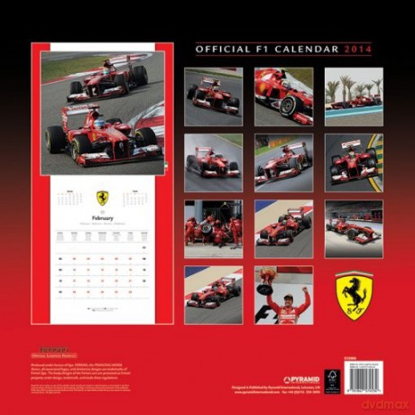 Ferrari F1 - kalendarz 2014 [KALENDARZ]