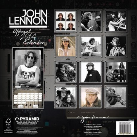 John Lennon - kalendarz 2014 [KALENDARZ]