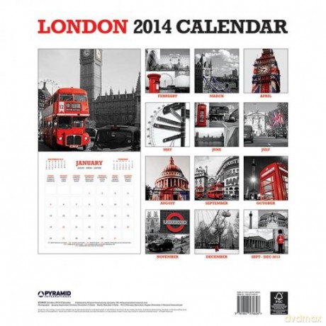 London - kalendarz 2014 [KALENDARZ]