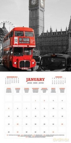 London - kalendarz 2014 [KALENDARZ]