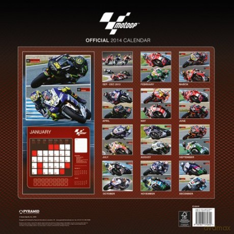 Moto GP - kalendarz 2014 [KALENDARZ]