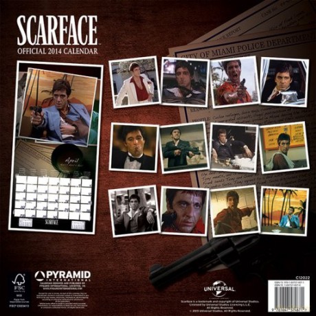 Scarface - kalendarz 2014 [KALENDARZ]