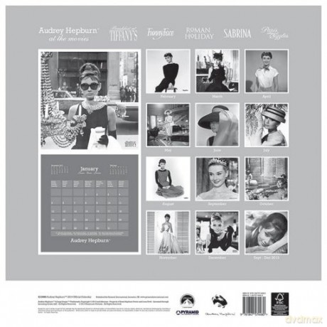 Audrey Hepburn - kalendarz 2014 [KALENDARZ]