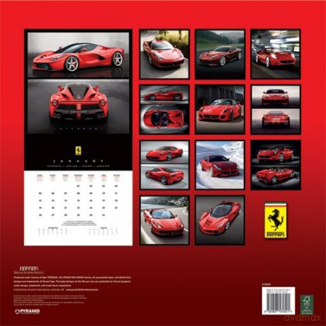 Ferrari Gt - kalendarz 2014 [KALENDARZ]