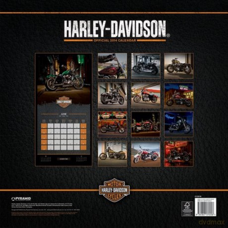 Harley Davidson - kalendarz 2014 [KALENDARZ]