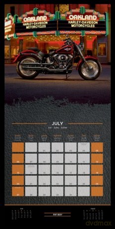 Harley Davidson - kalendarz 2014 [KALENDARZ]