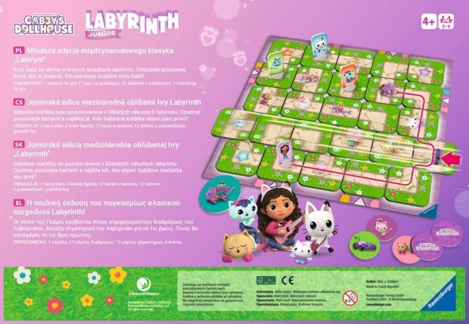 Labyrinth Junior Koci domek Gabi [GRA PLANSZOWA]