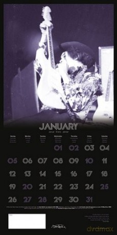 Jimi Hendrix - kalendarz 2014 [KALENDARZ]