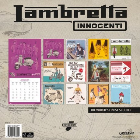 Lambretta - kalendarz 2014 [KALENDARZ]