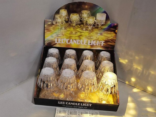 Lampion LED 11,5 cm (12szt)