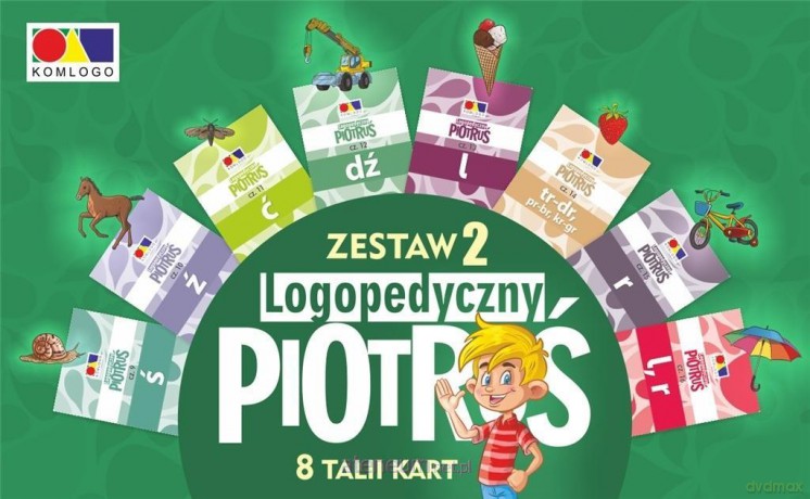 Logopedyczny Piotruś. Zestaw 2 [KSIĄŻKA]