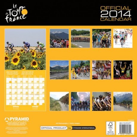 Le Tour De France - kalendarz 2014 [KALENDARZ]
