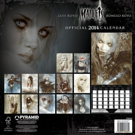 Luis Royo - kalendarz 2014 [KALENDARZ]