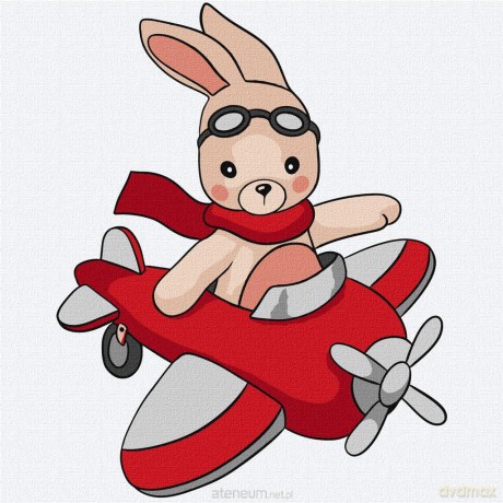 Malowanie po numerach - Little pilot Kids 25x25 cm