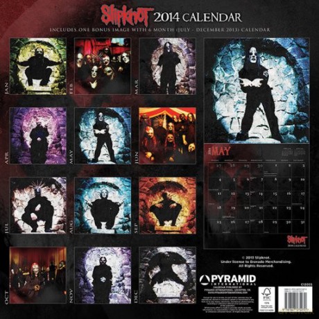 Slipknot - kalendarz 2014 [KALENDARZ]