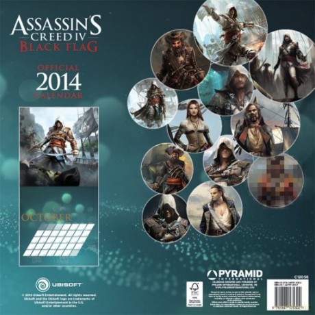 Assassin's Creed Iv Black Flag - kalendarz 2014 [KALENDARZ]