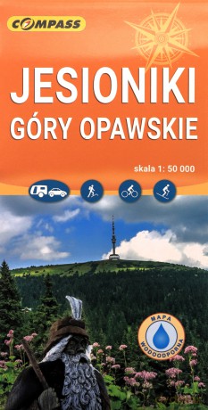 Mapa - Jesioniki, Góry Opawskie 1:50 000