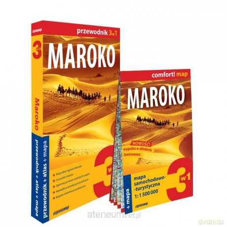 Maroko 3w1 przewodnik + mapa [KSIĄŻKA]
