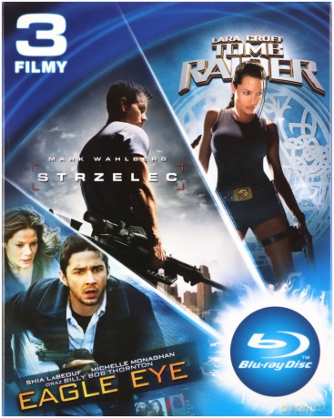 Tomb Raider / Strzelec / Eagle Eye [BOX] [3Blu-Ray]