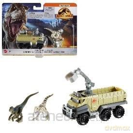 Matchbox Jurassic World Transporter z Welocirapto