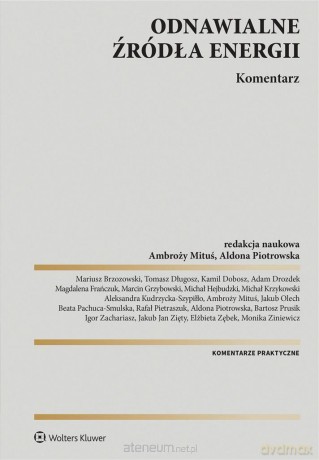 Odnawialne źródła energii. Komentarz [KSIĄŻKA]