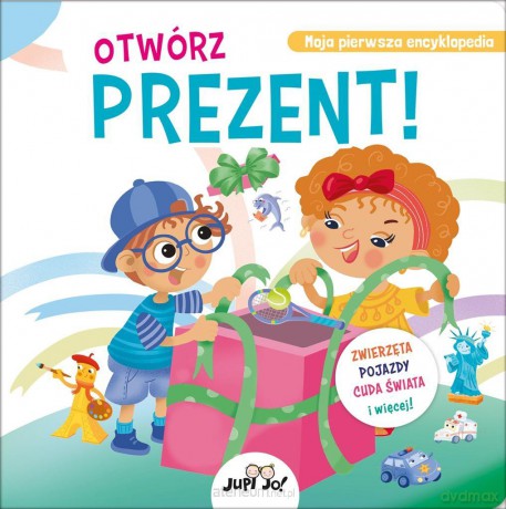 Otwórz prezent!. Zwierzęta, pojazdy, cuda świata i więcej! - Luca de Leone, Paolo Mancini, Angelica Yaroshevich [KSIĄŻKA]