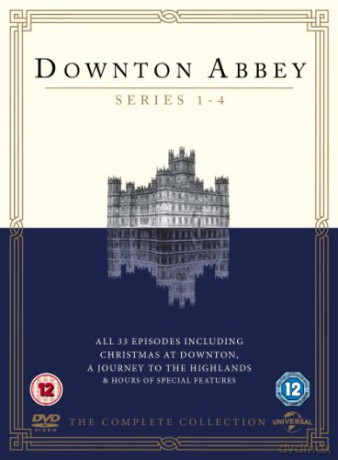 Downton Abbey Sezony 1-4 [15DVD]
