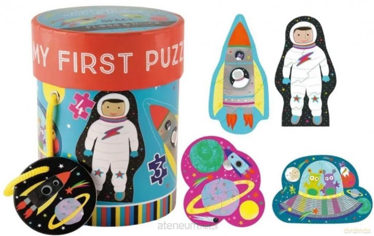 Puzzle dla początkujących kosmos 4w1 [PUZZLE]