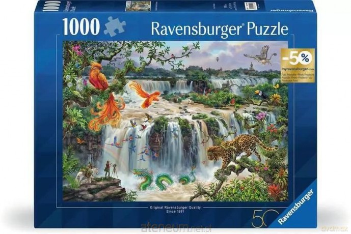 REVENSBURGER 1000 el. Wodospady Iguazu 50 el. urodziny [PUZZLE]
