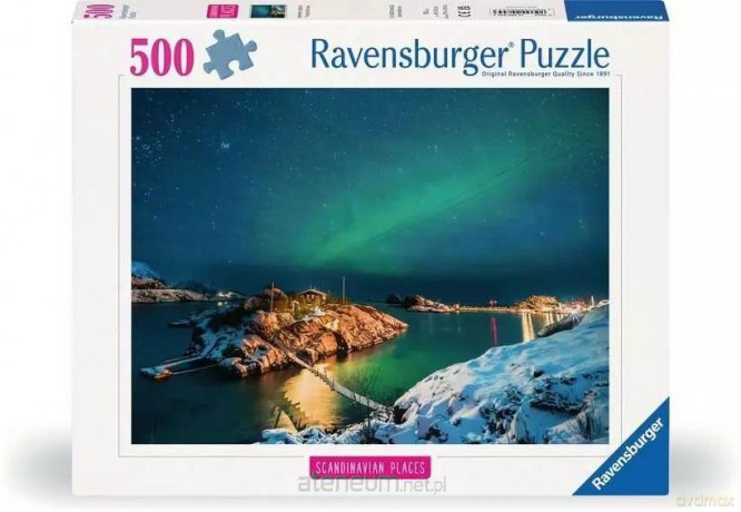 REVENSBURGER 500 el. Zorza Polarna nad Bergsfjord [PUZZLE]