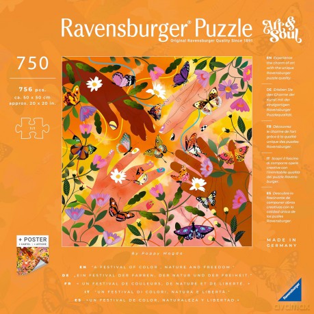 REVENSBURGER 750 el. Art&Soul Festiwal Kwiatów [PUZZLE]