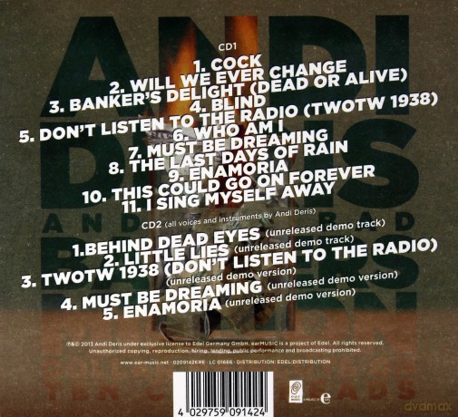 Andi Deris And The Bad Bankers: Million Dollar Haircuts On Ten Cent Heads (Limited Edition) (ecopack) [2CD]